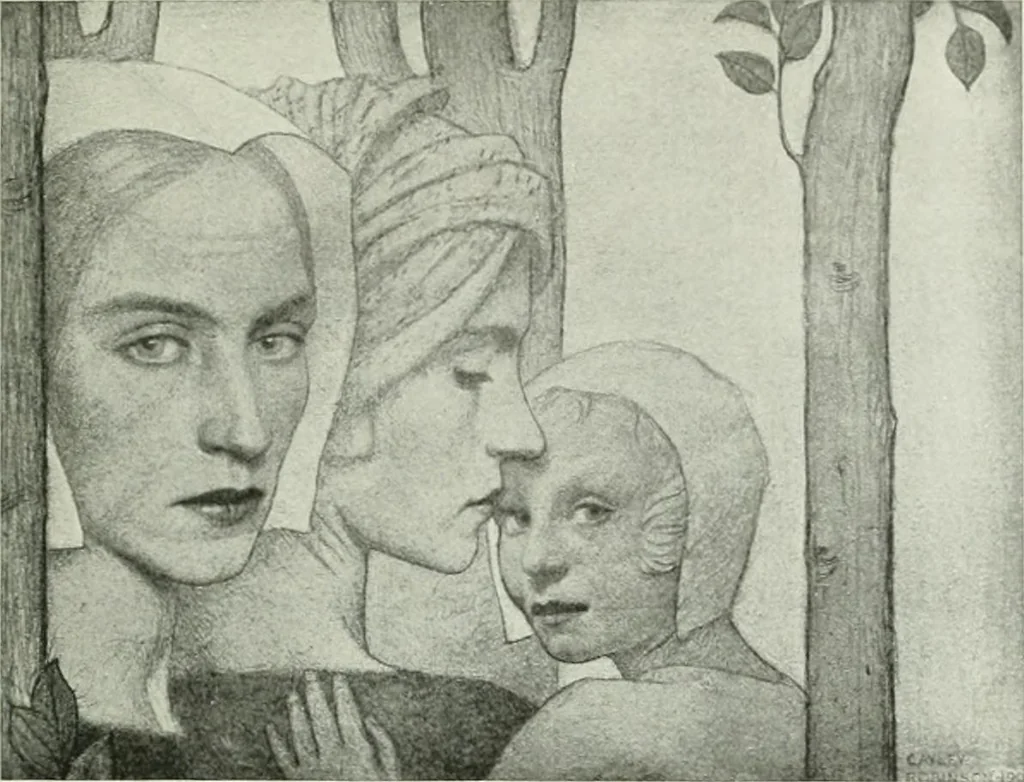 An illustration from Studio international, 1893, leaf 212