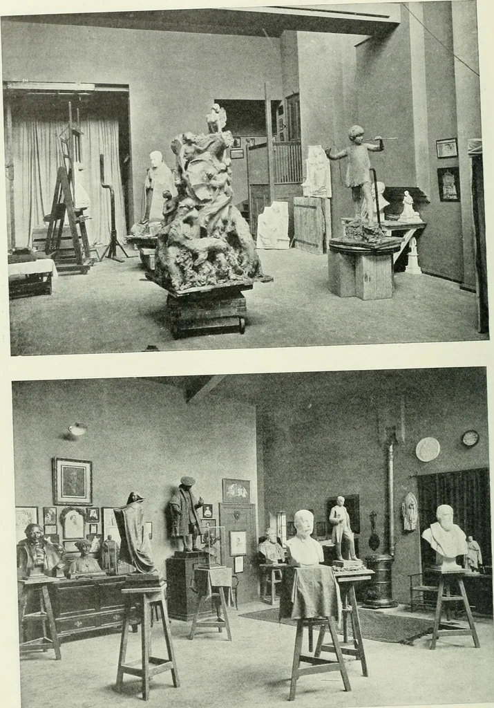 An illustration from Studio international, 1893, leaf 221