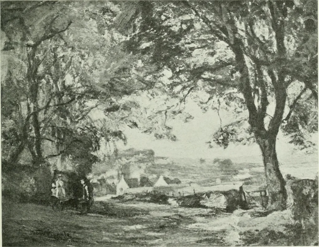 An illustration from Studio international, 1893, leaf 232