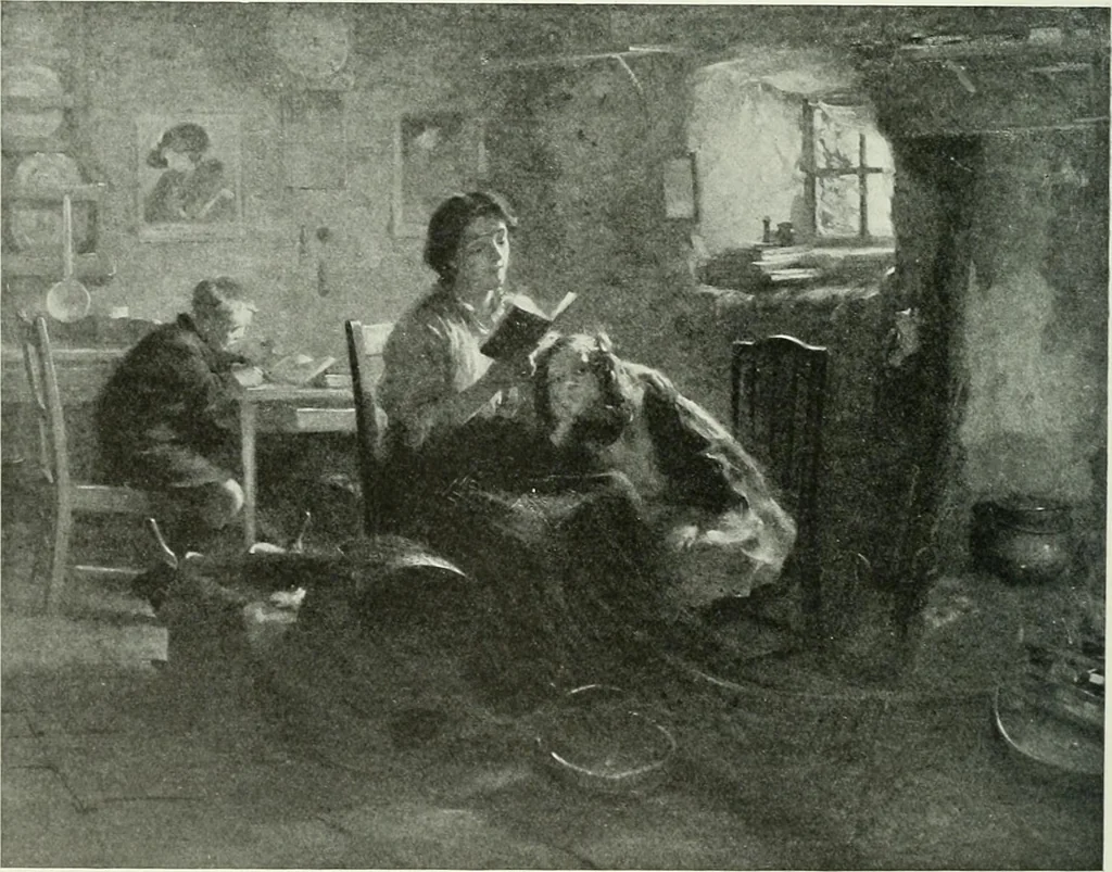 An illustration from Studio international, 1893, leaf 233
