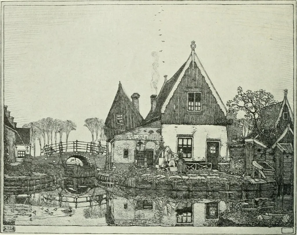 An illustration from Studio international, 1893, leaf 245