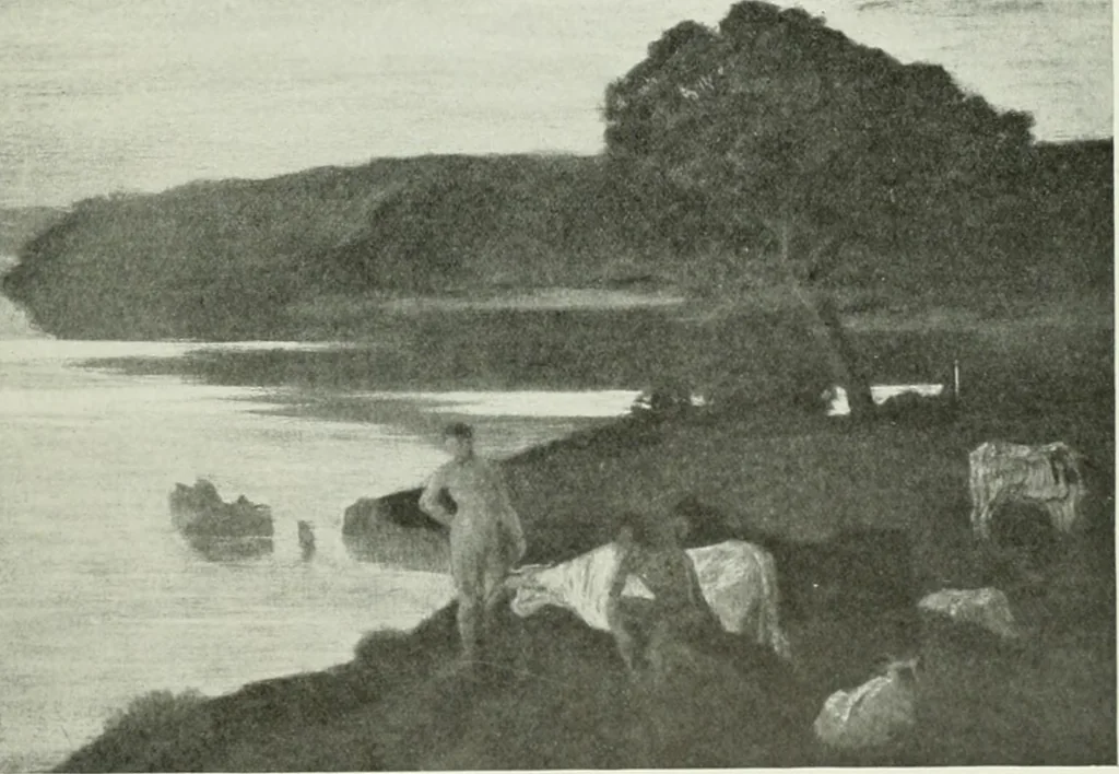 An illustration from Studio international, 1893, leaf 284