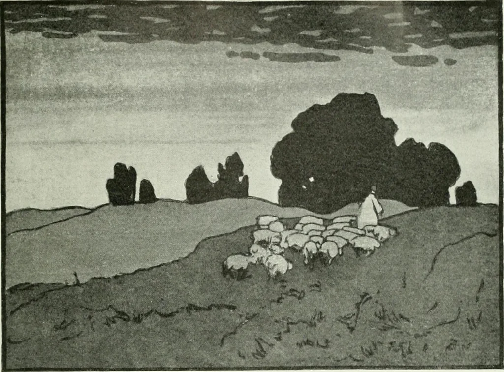 An illustration from Studio international, 1893, leaf 300