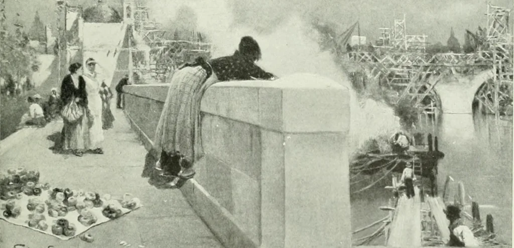 An illustration from Studio international, 1893, leaf 304