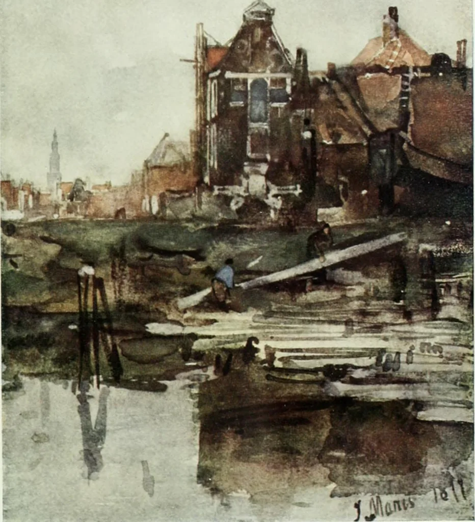 An illustration from Studio international, 1893, leaf 312