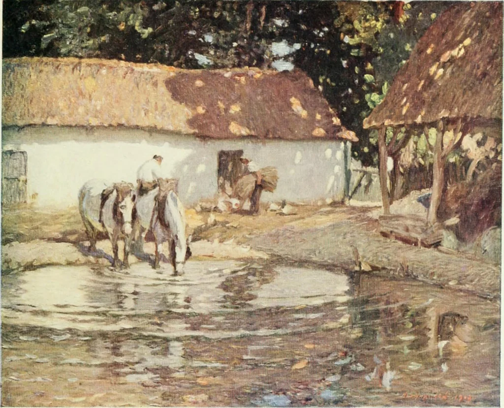 An illustration from Studio international, 1893, leaf 38