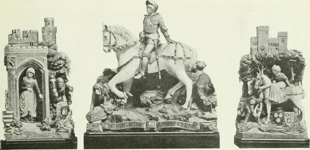 An illustration from Studio international, 1893, leaf 46
