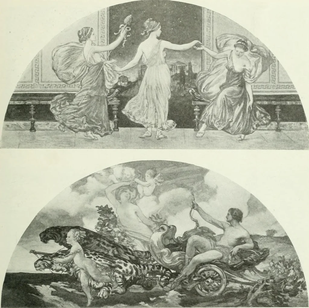 An illustration from Studio international, 1893, leaf 56