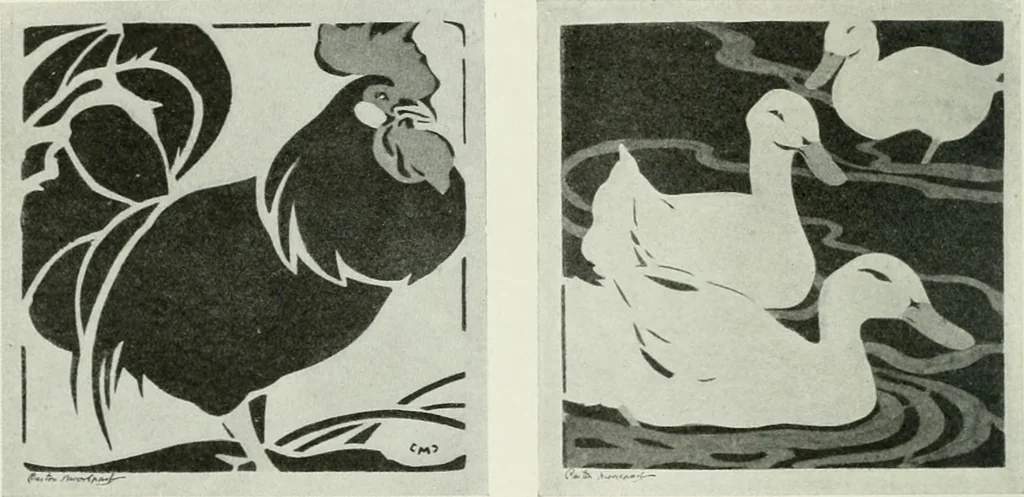 An illustration from Studio international, 1893, leaf 57