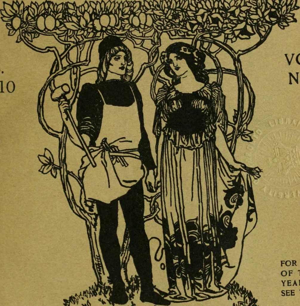 An illustration from Studio international, 1893, leaf 6