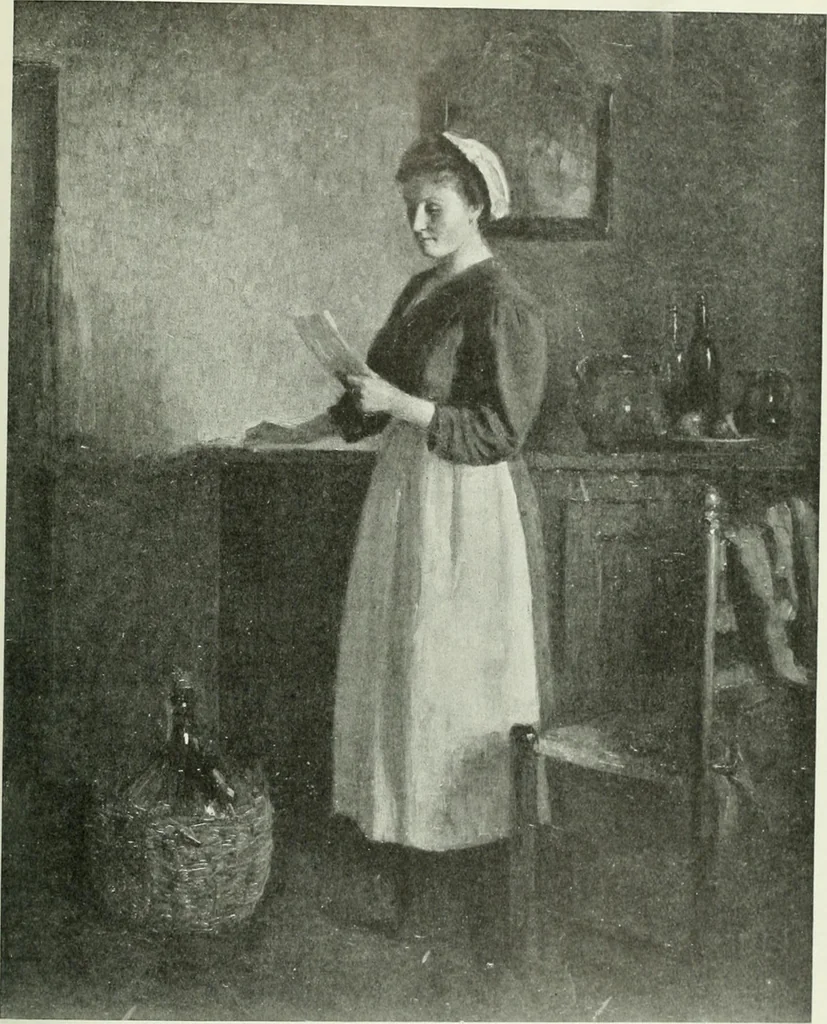 An illustration from Studio international, 1893, leaf 70