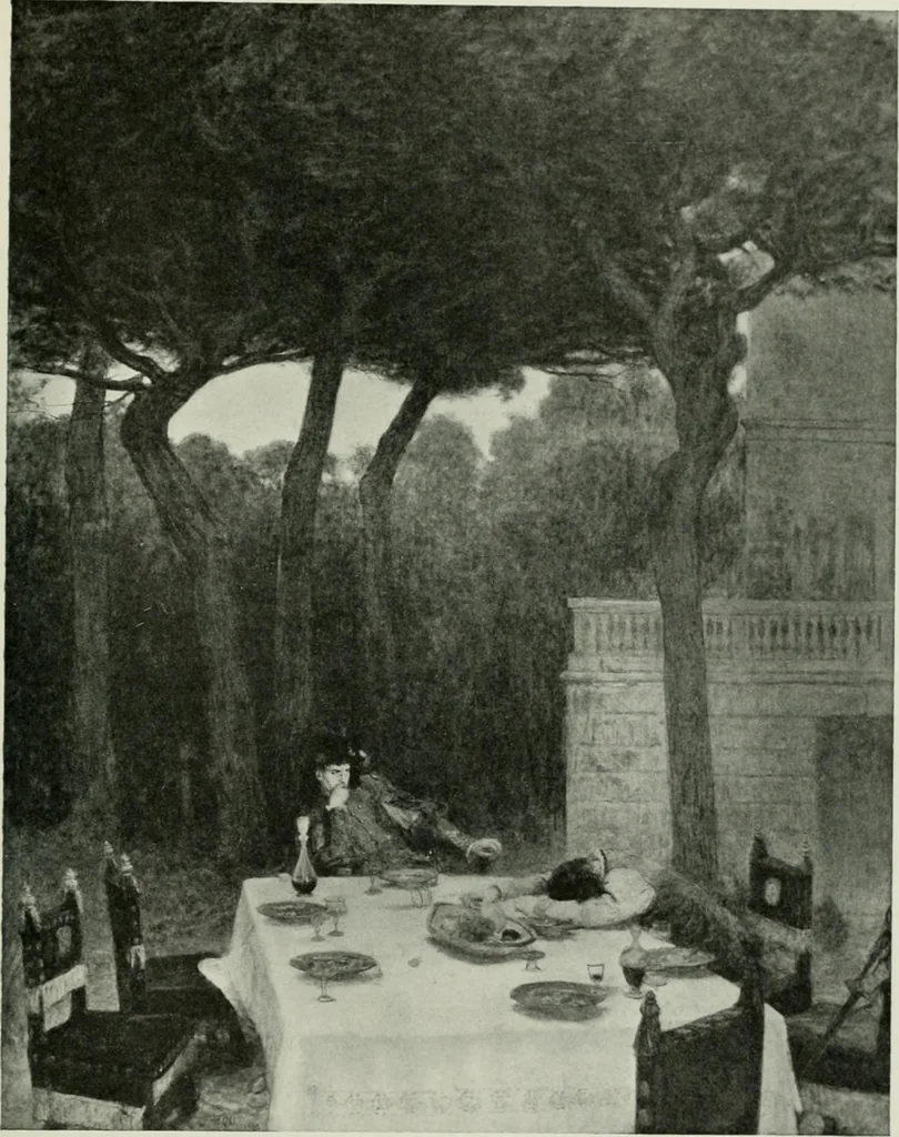 An illustration from Studio international, 1893, leaf 100