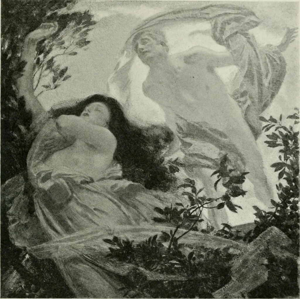 An illustration from Studio international, 1893, leaf 16