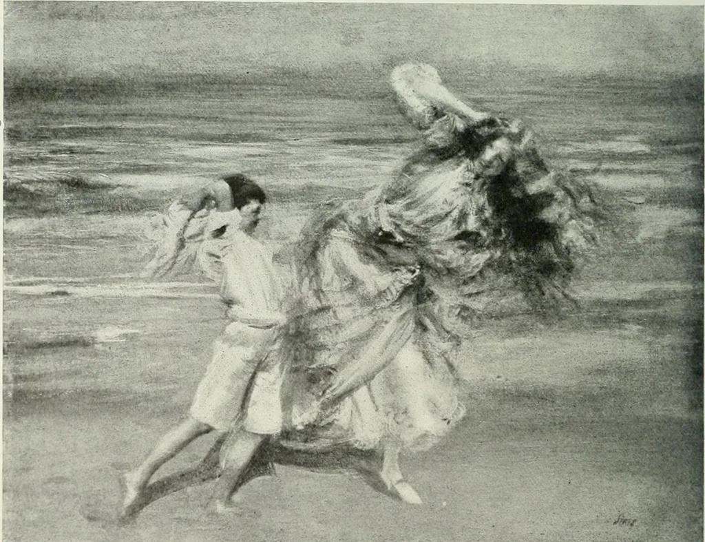An illustration from Studio international, 1893, leaf 17