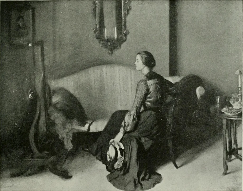 An illustration from Studio international, 1893, leaf 184