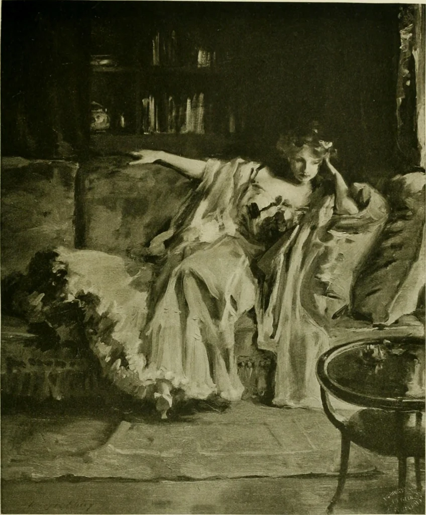 An illustration from Studio international, 1893, leaf 192
