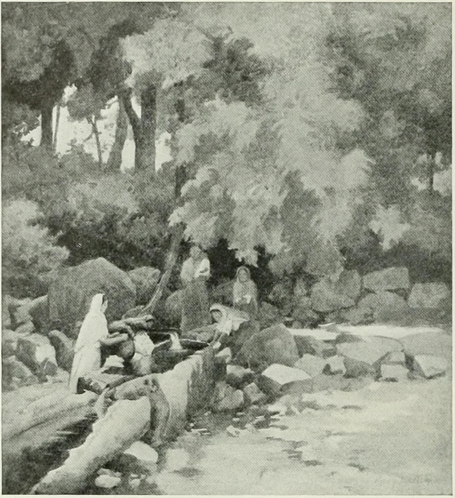 An illustration from Studio international, 1893, leaf 233