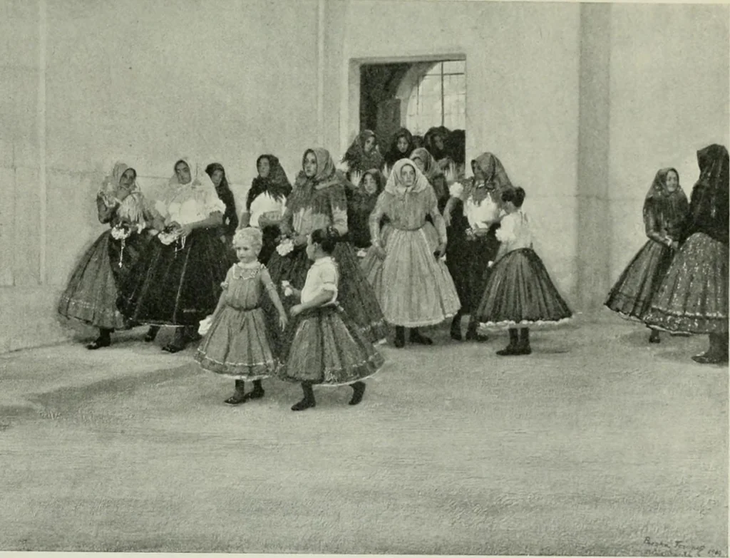 An illustration from Studio international, 1893, leaf 252