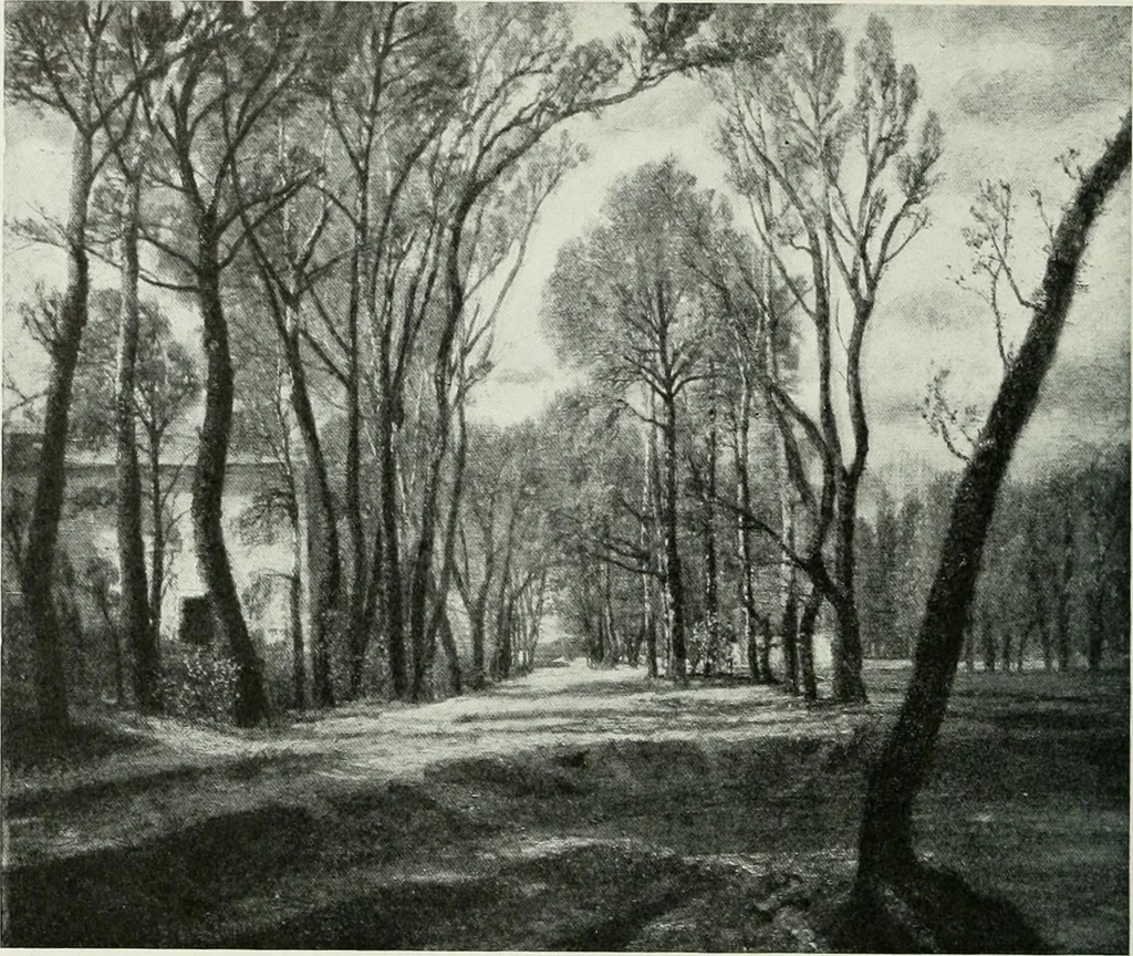 An illustration from Studio international, 1893, leaf 255