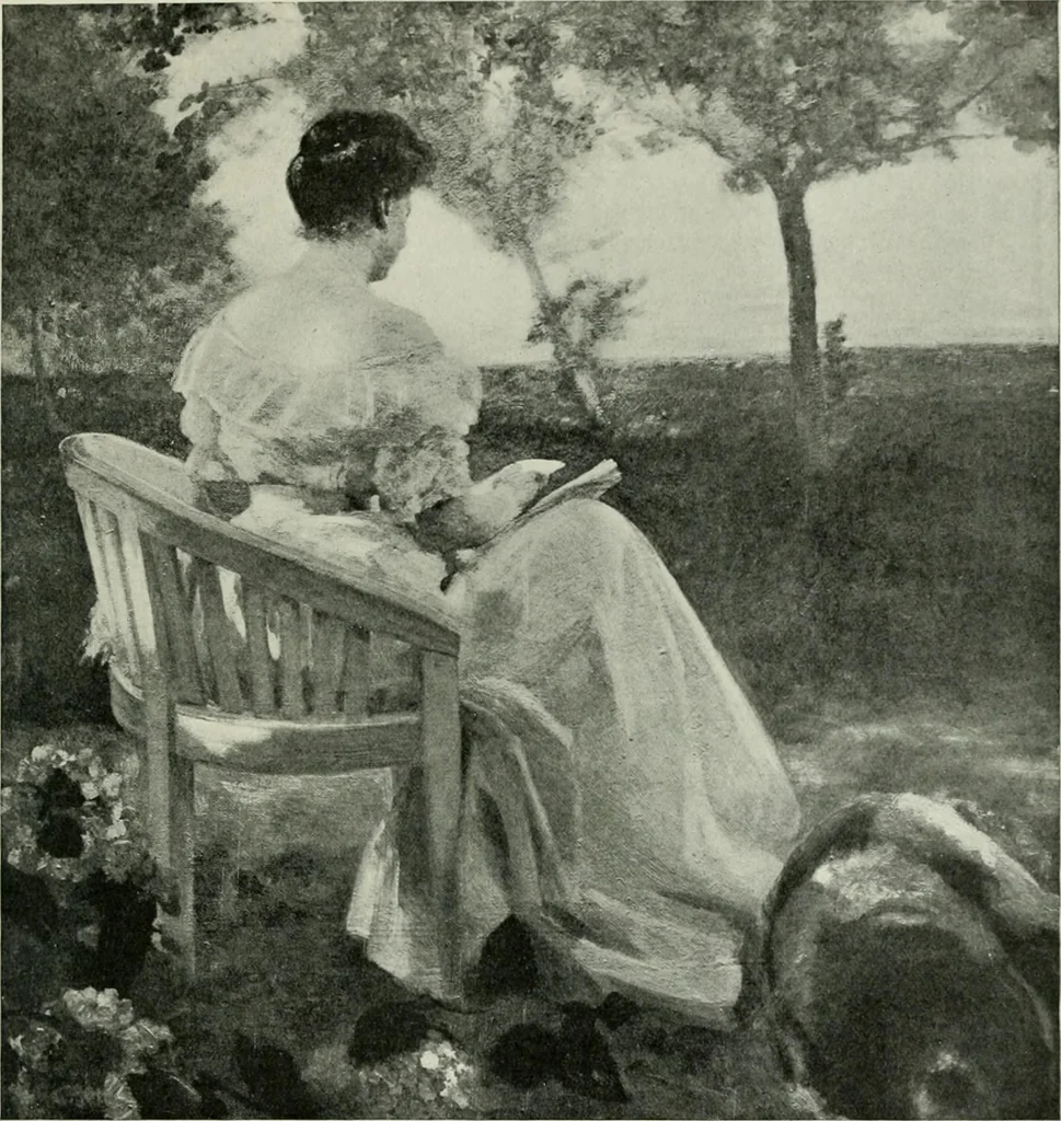 An illustration from Studio international, 1893, leaf 272