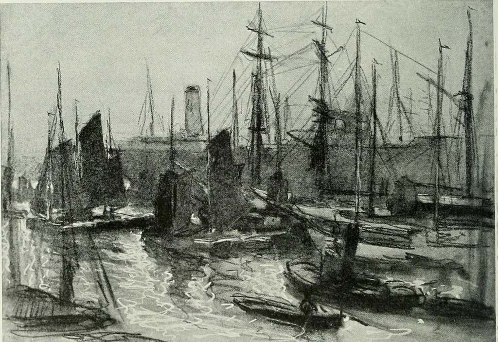 An illustration from Studio international, 1893, leaf 289