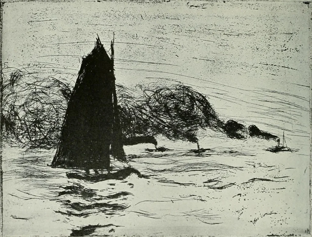 An illustration from Studio international, 1893, leaf 295