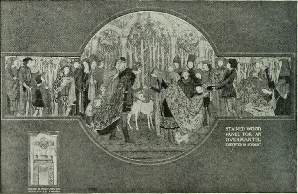 An illustration from Studio international, 1893, leaf 311