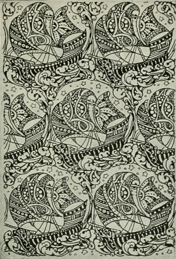 An illustration from Studio international, 1893, leaf 312