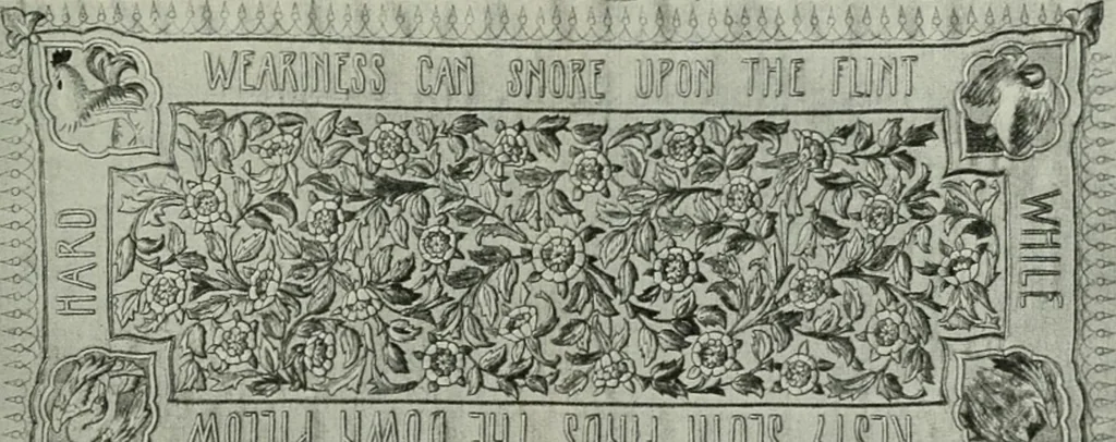 An illustration from Studio international, 1893, leaf 312