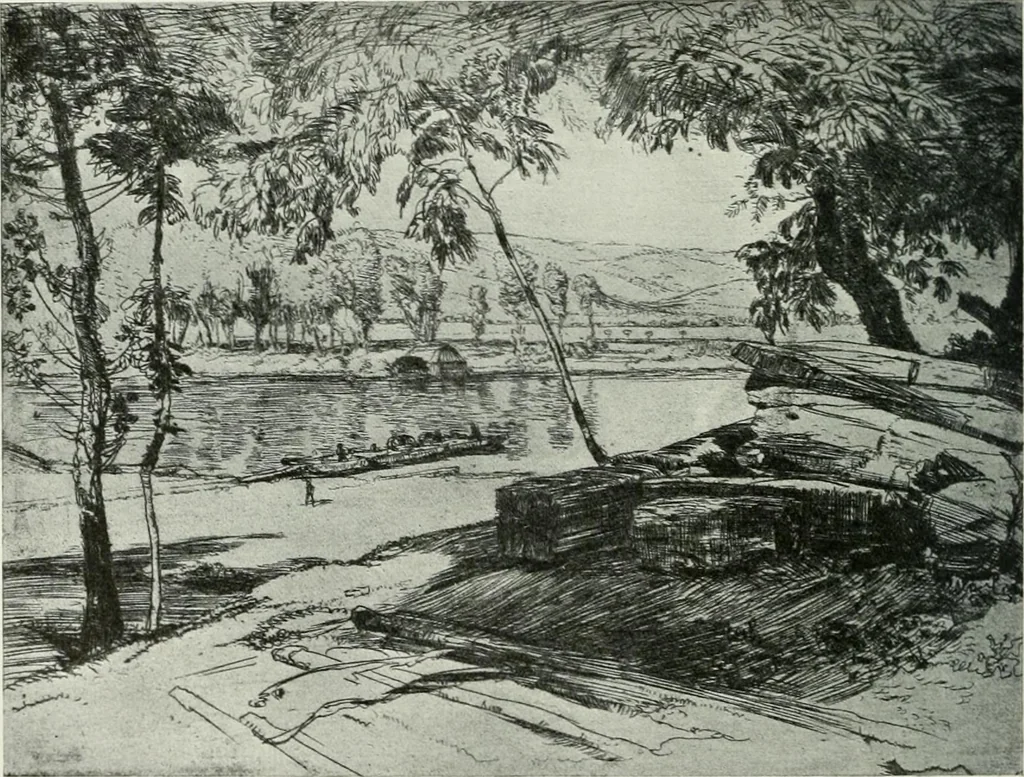 An illustration from Studio international, 1893, leaf 337