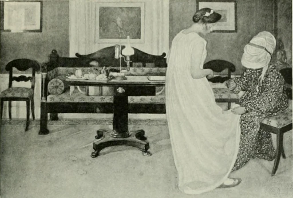 An illustration from Studio international, 1893, leaf 340