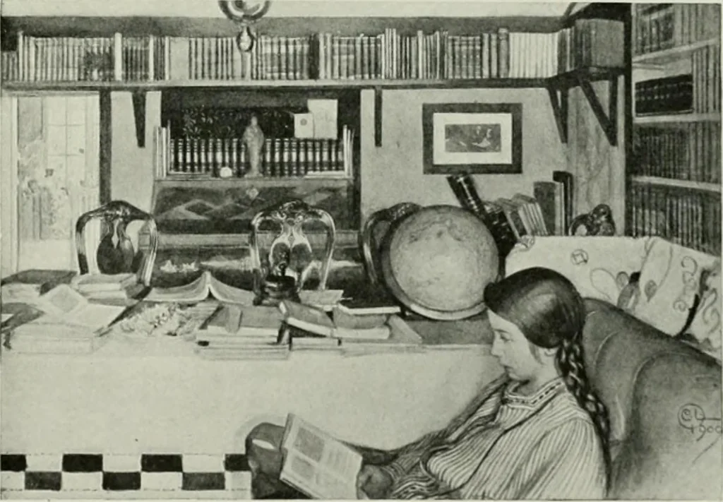 An illustration from Studio international, 1893, leaf 340