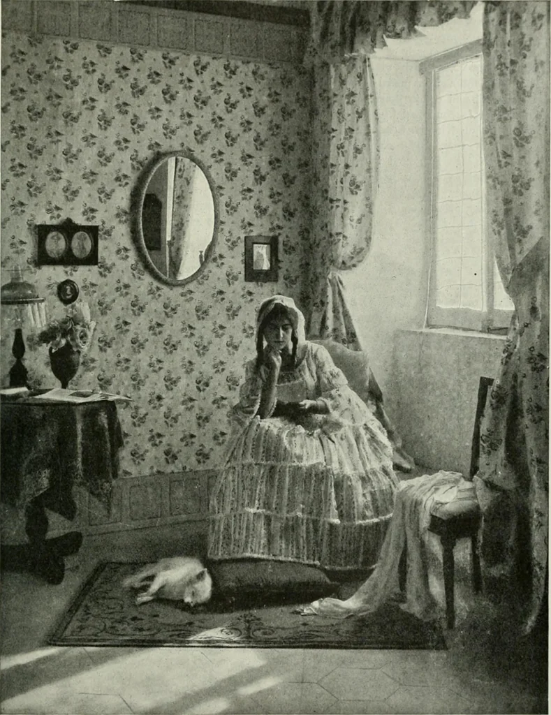 An illustration from Studio international, 1893, leaf 346