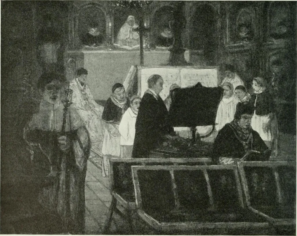 An illustration from Studio international, 1893, leaf 37