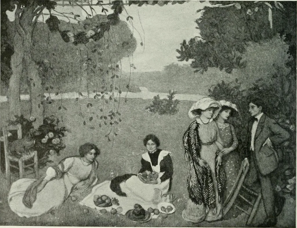 An illustration from Studio international, 1893, leaf 41