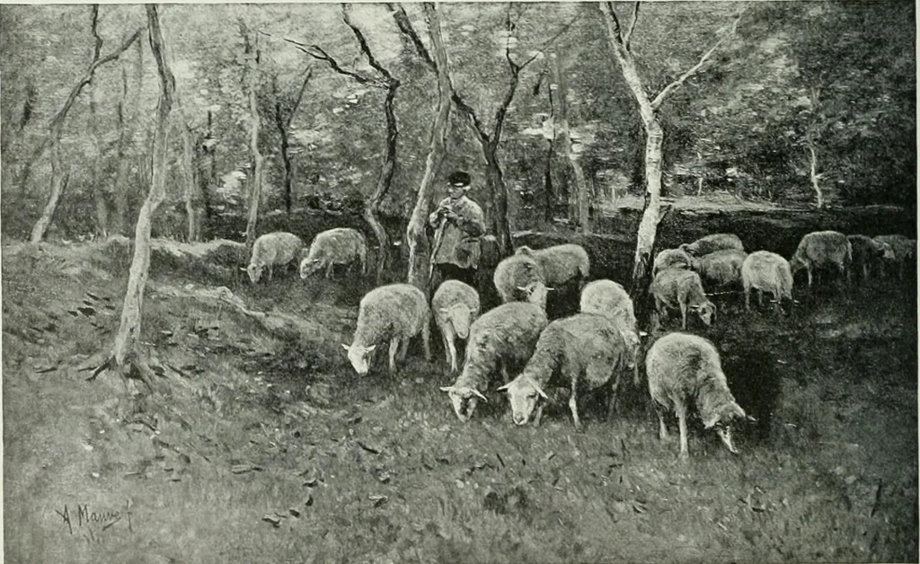 An illustration from Studio international, 1893, leaf 53