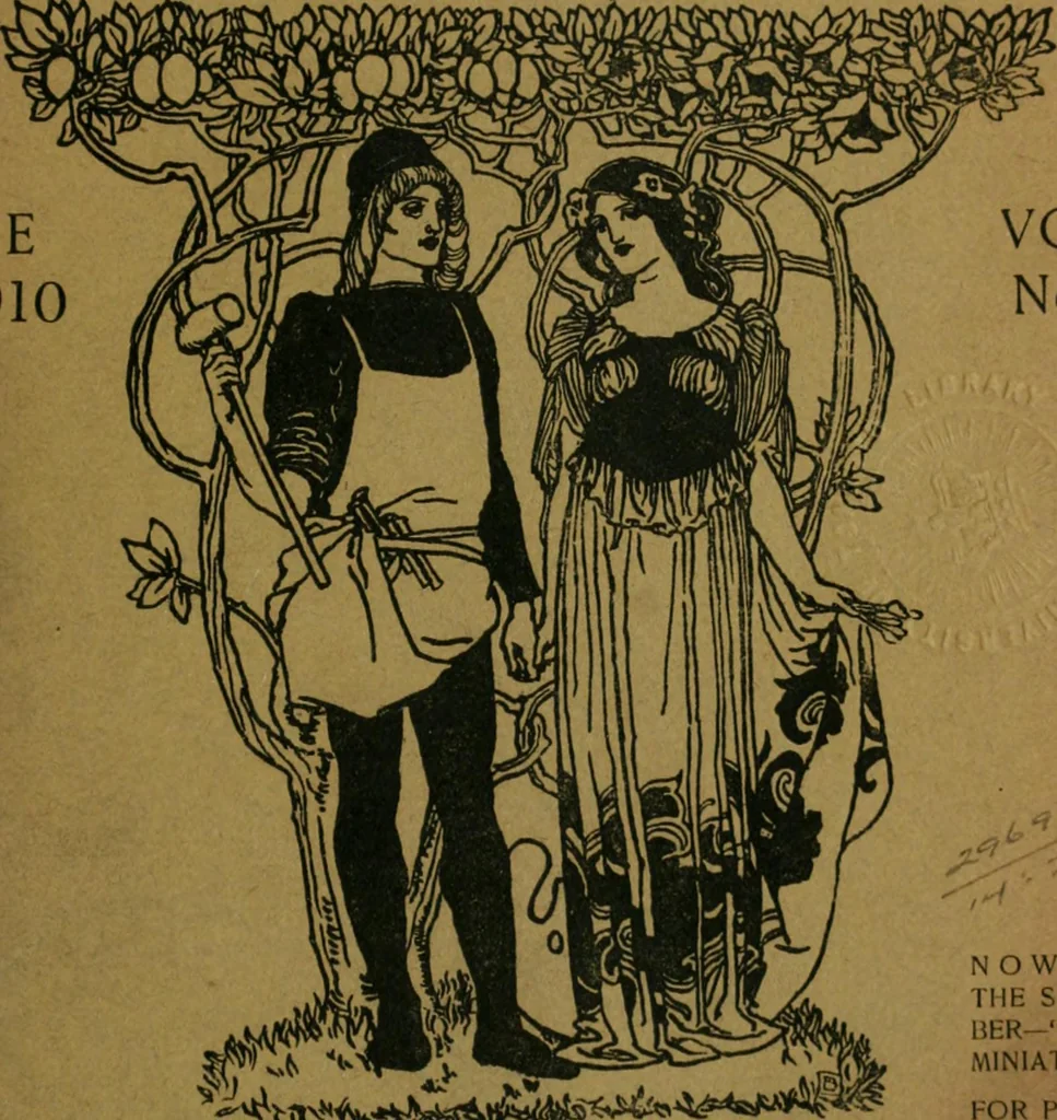 An illustration from Studio international, 1893, leaf 6