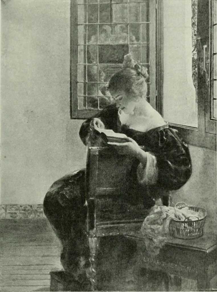 An illustration from Studio international, 1893, leaf 62