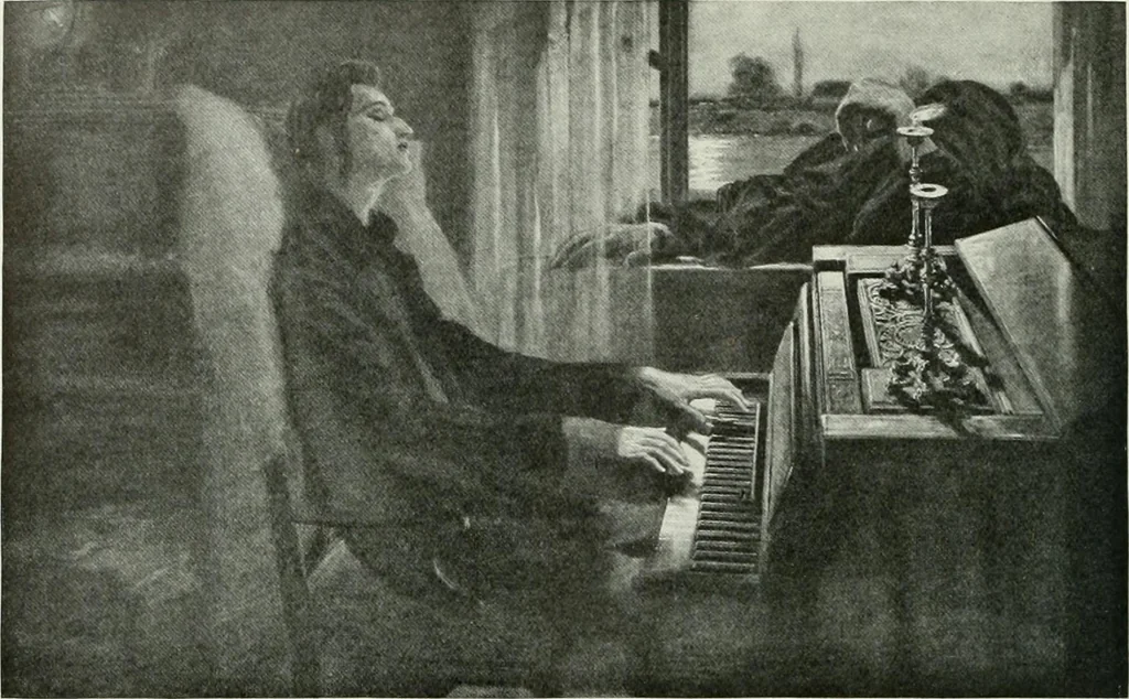 An illustration from Studio international, 1893, leaf 87