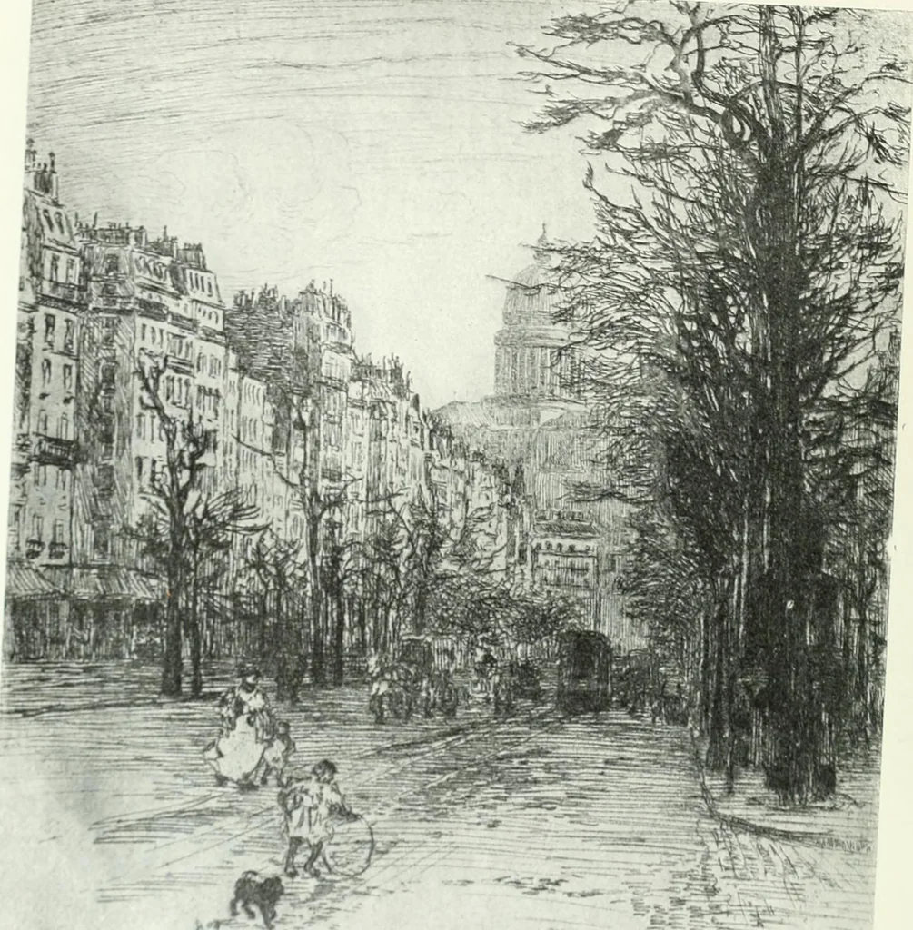 An illustration from Studio international, 1893, leaf 141