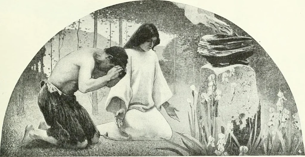 An illustration from Studio international, 1893, leaf 192