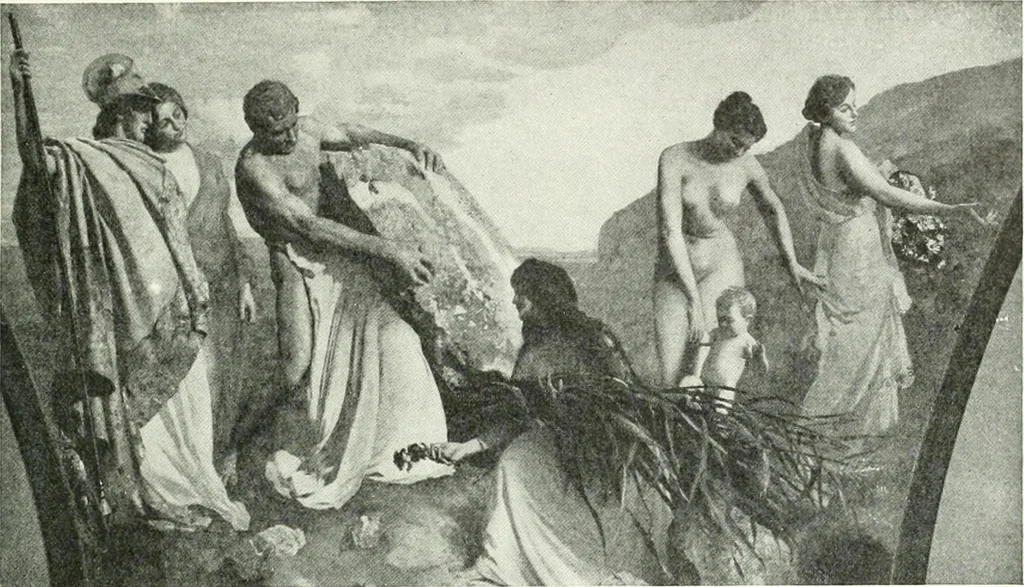 An illustration from Studio international, 1893, leaf 196