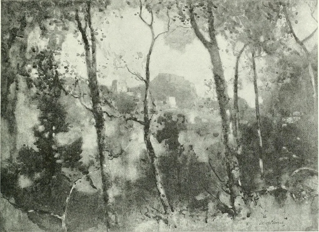 An illustration from Studio international, 1893, leaf 200