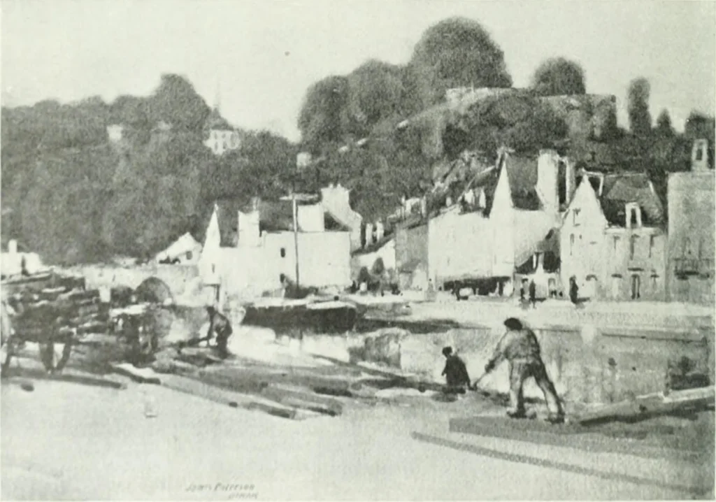 An illustration from Studio international, 1893, leaf 203