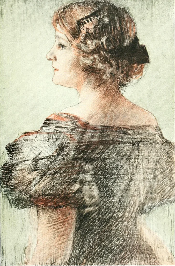 An illustration from Studio international, 1893, leaf 204