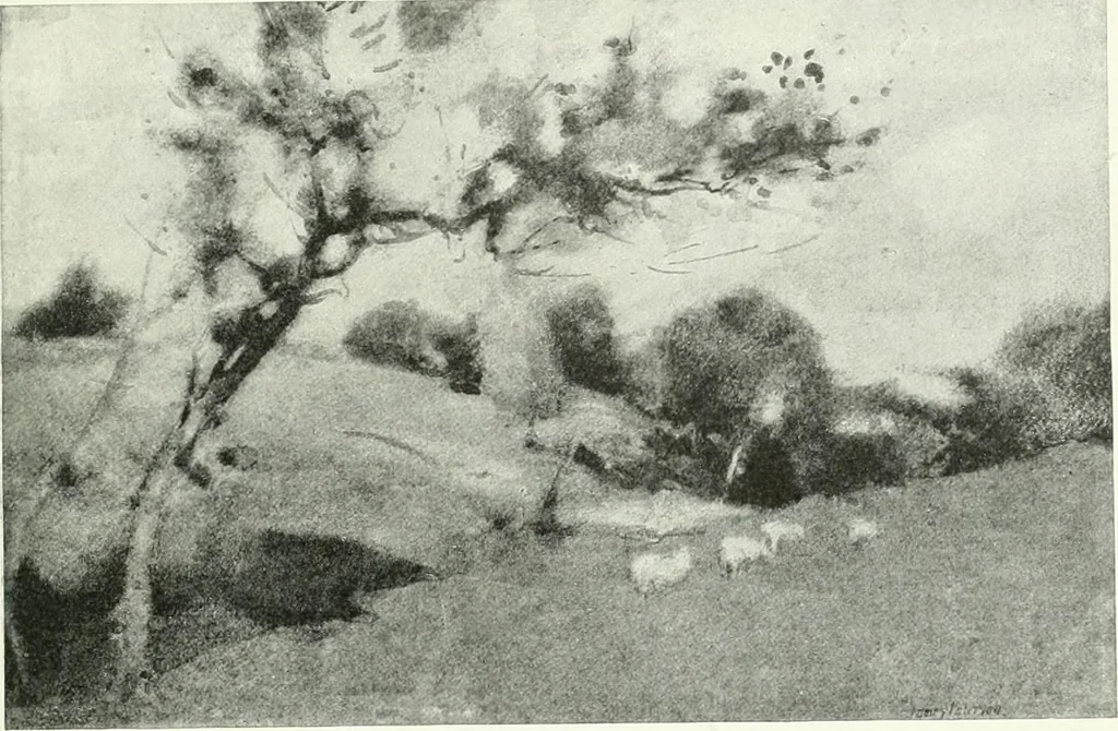 An illustration from Studio international, 1893, leaf 208