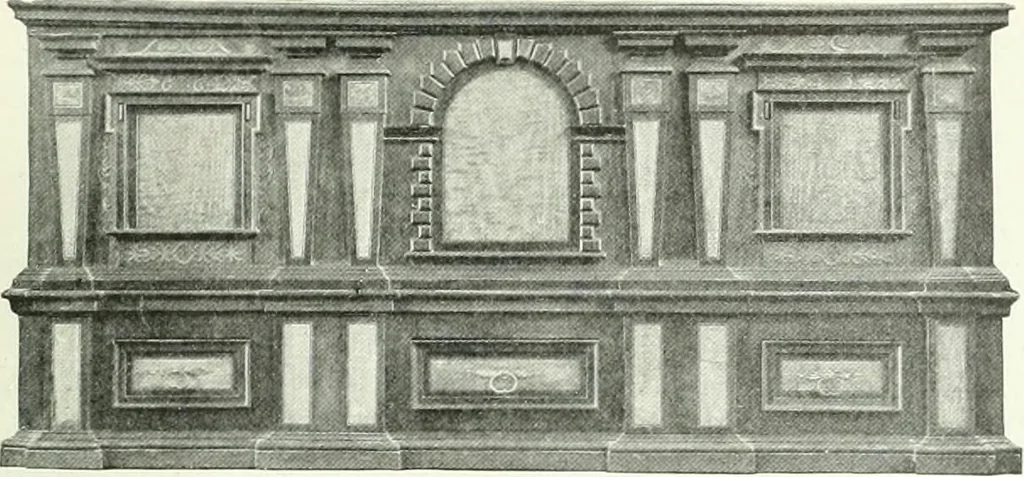 An illustration from Studio international, 1893, leaf 218