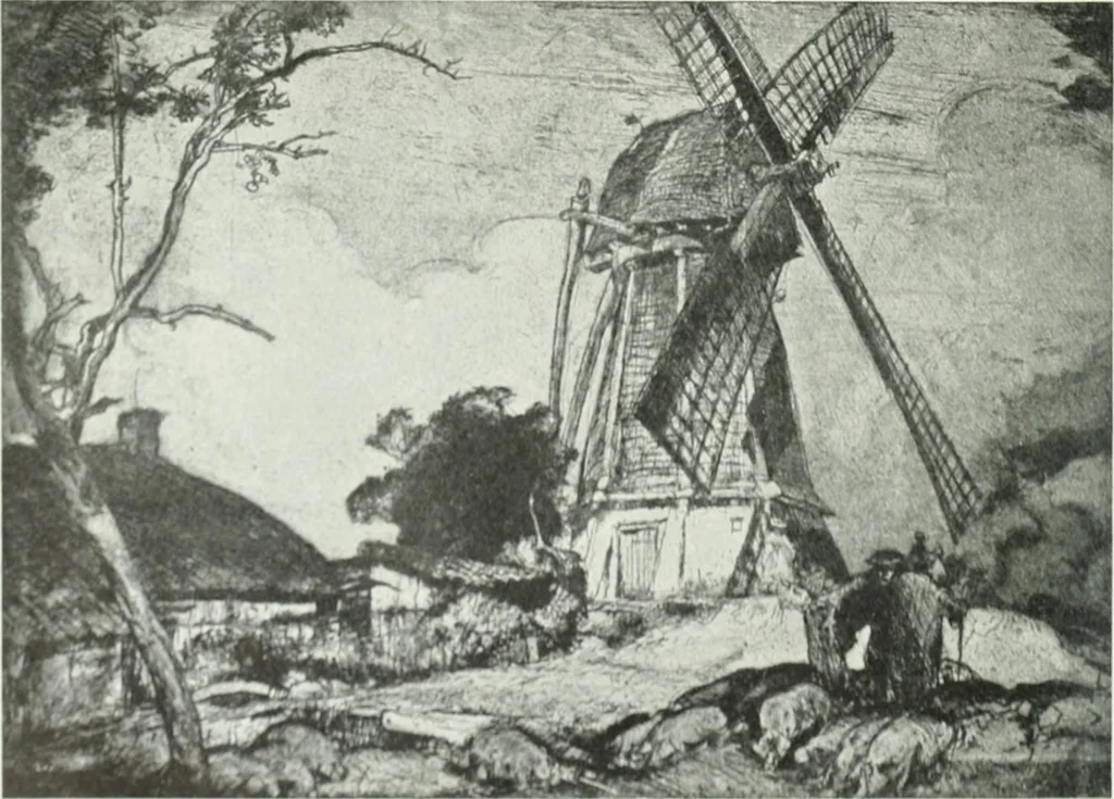 An illustration from Studio international, 1893, leaf 233