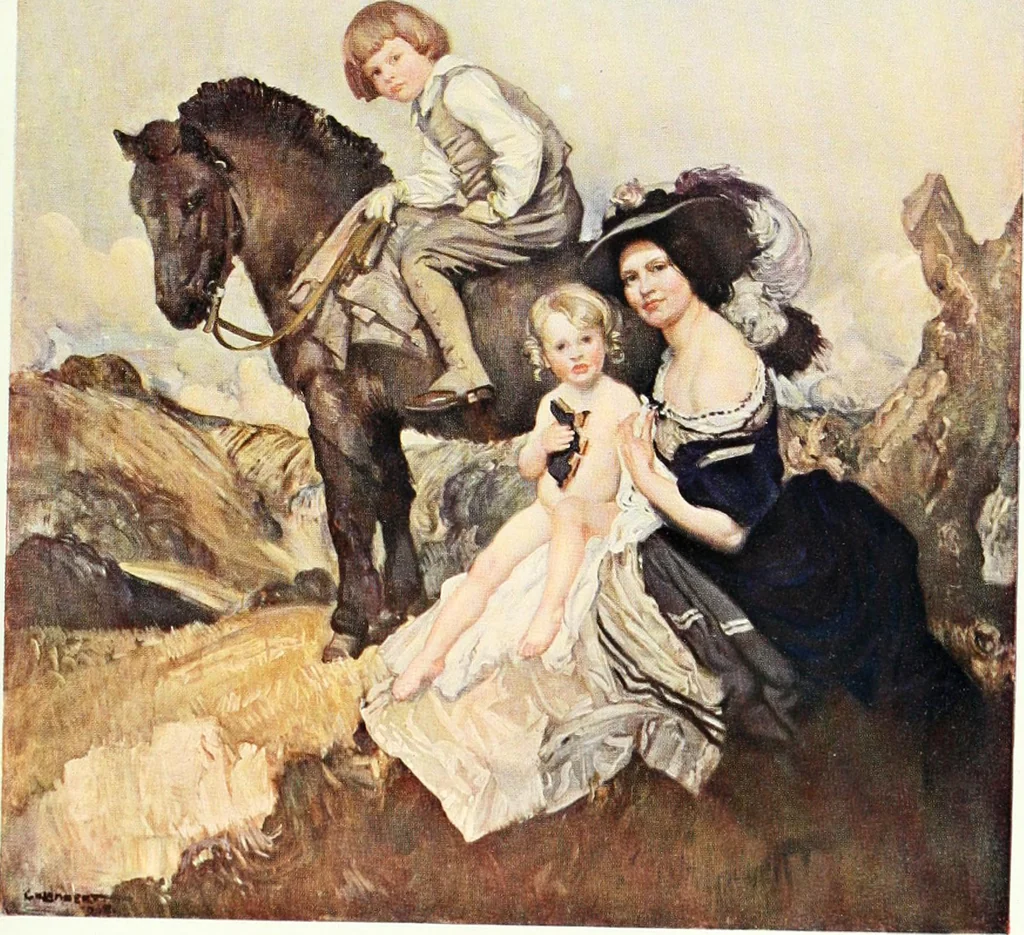 An illustration from Studio international, 1893, leaf 24