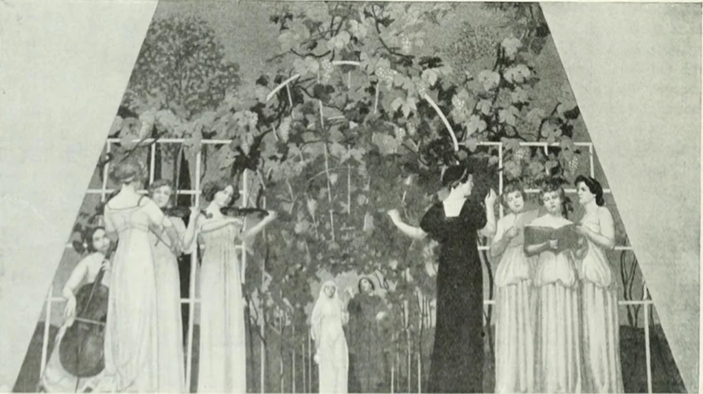 An illustration from Studio international, 1893, leaf 241